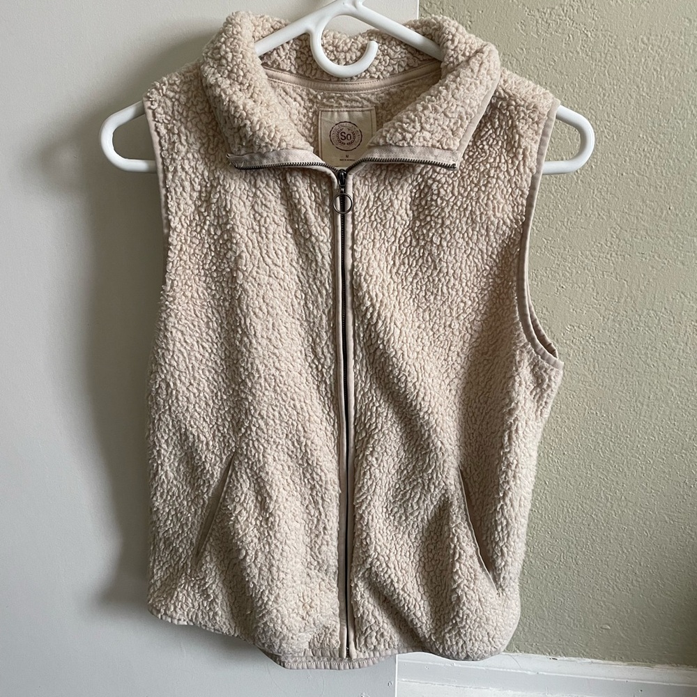 Cozy Cream Sherpa Vest